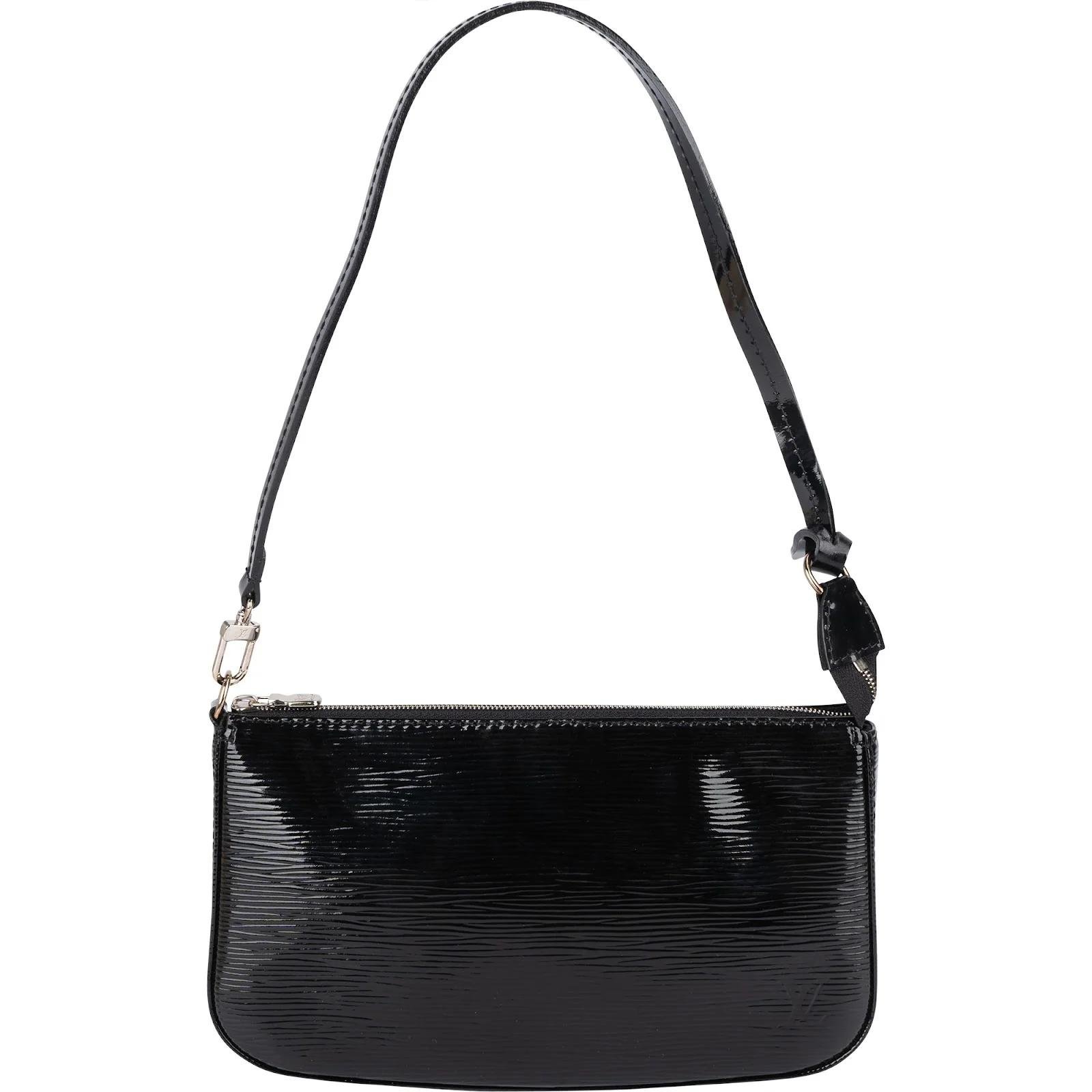 Pochette Accessoire patent leather handbag