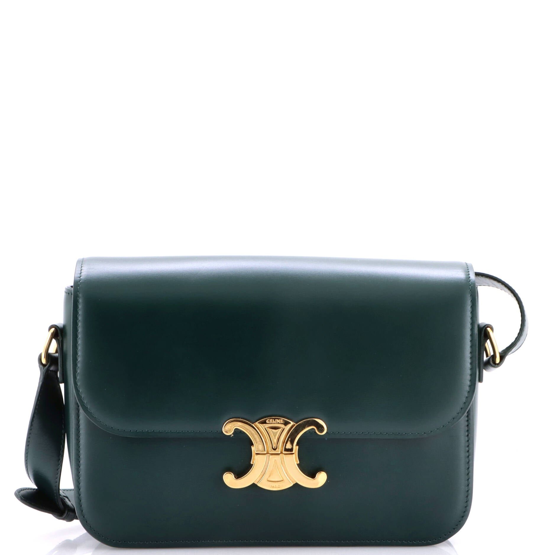 Triomphe Shoulder Bag Smooth Calfskin Medium