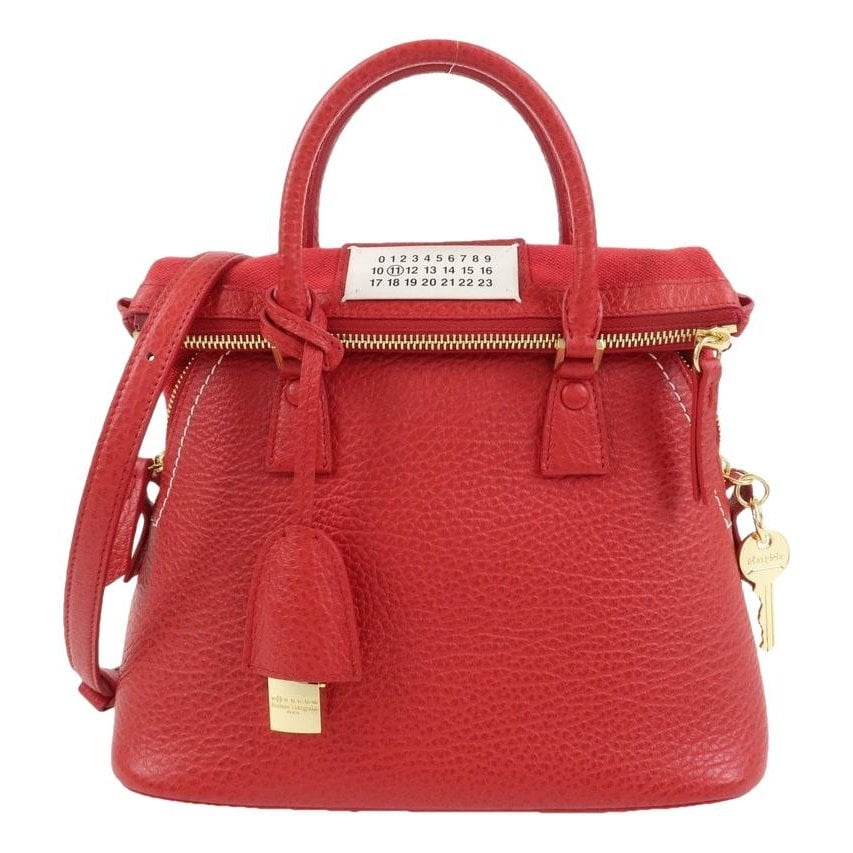 Leather handbag