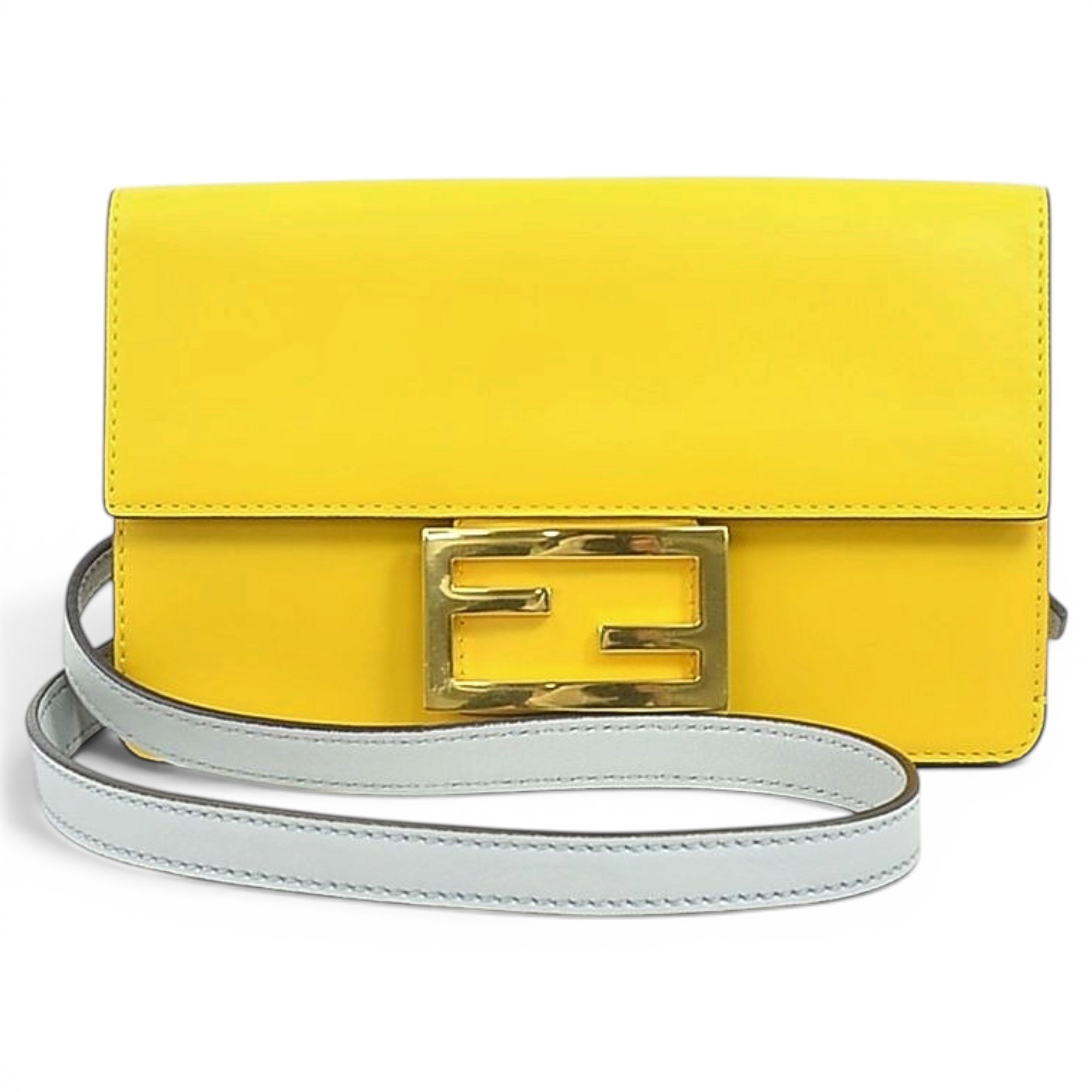Baguette leather handbag