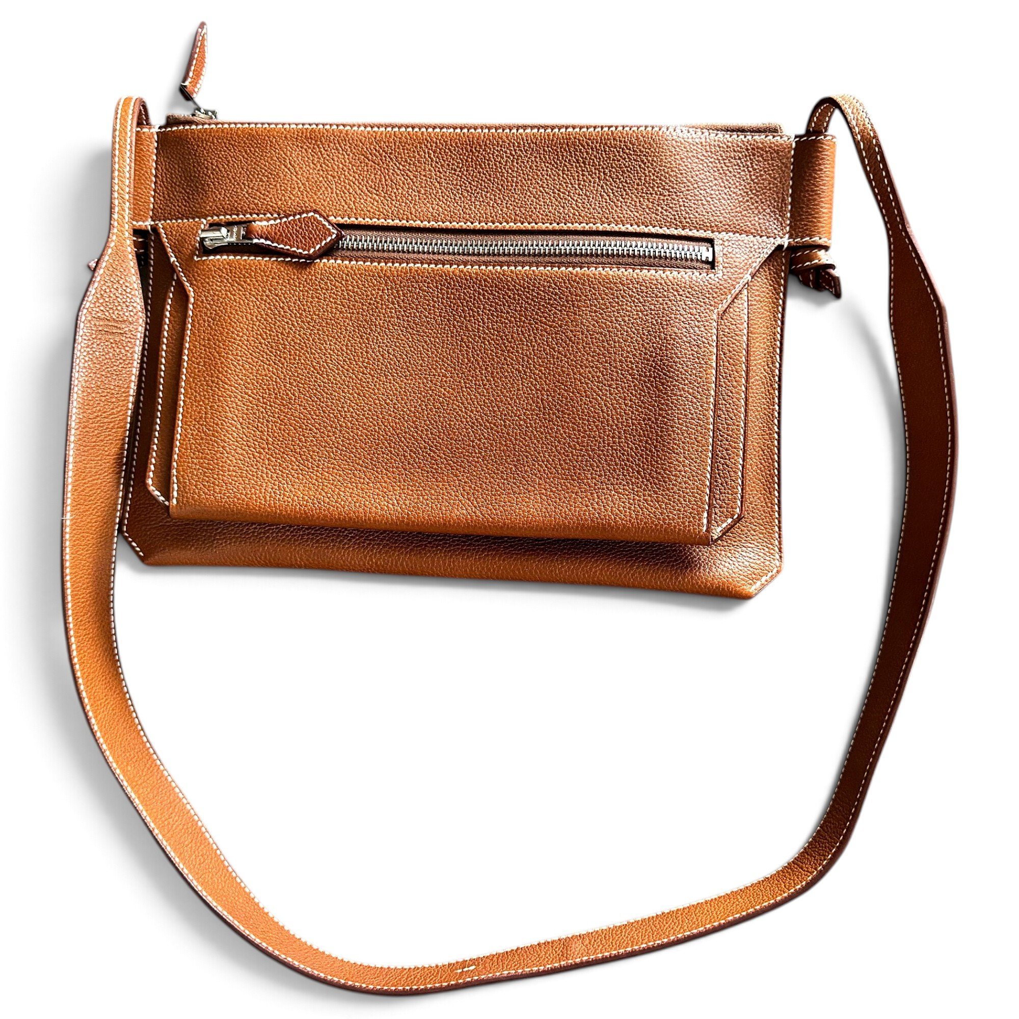 Leather crossbody bag