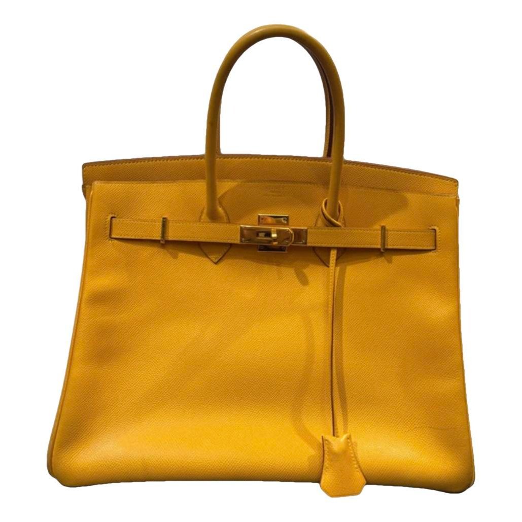 Birkin 35 leather handbag