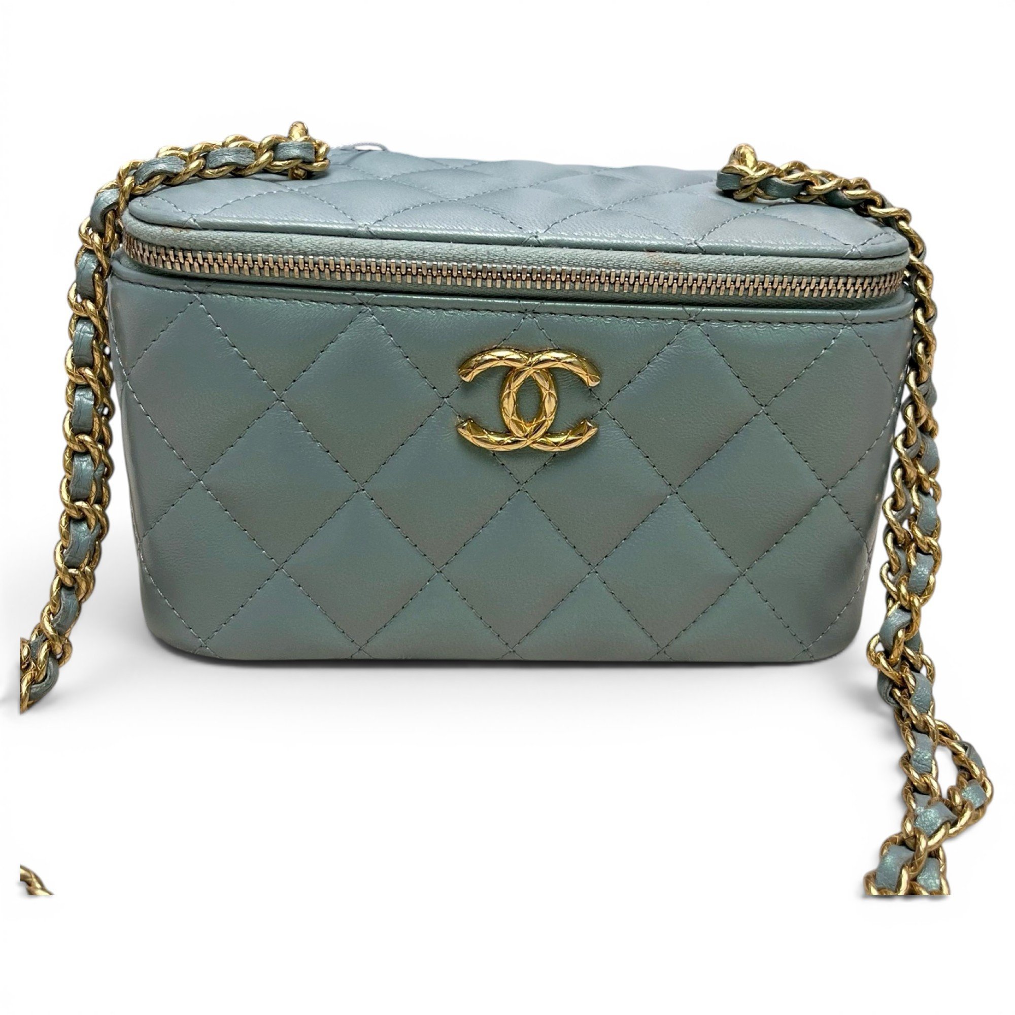 Vanity leather mini bag