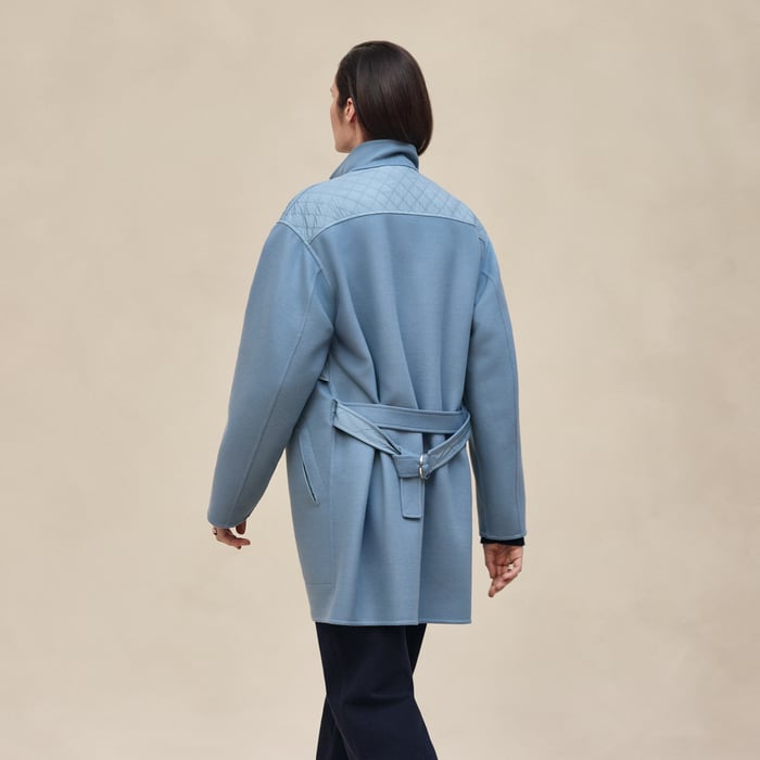 Bleu Adriatique "Chaine d'Ancre" Coat
