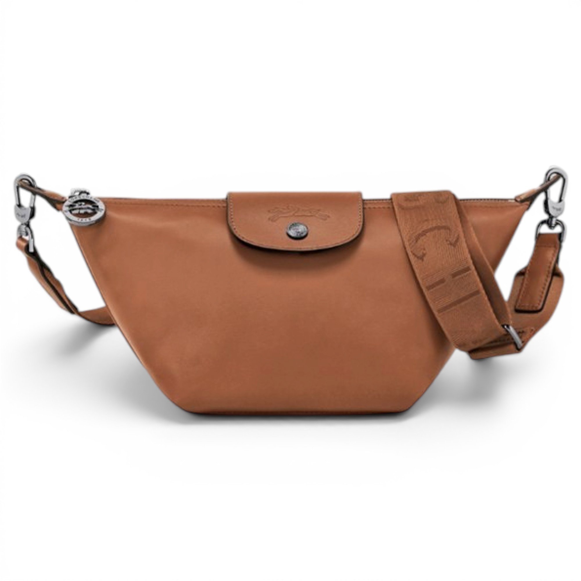 Pliage leather crossbody bag