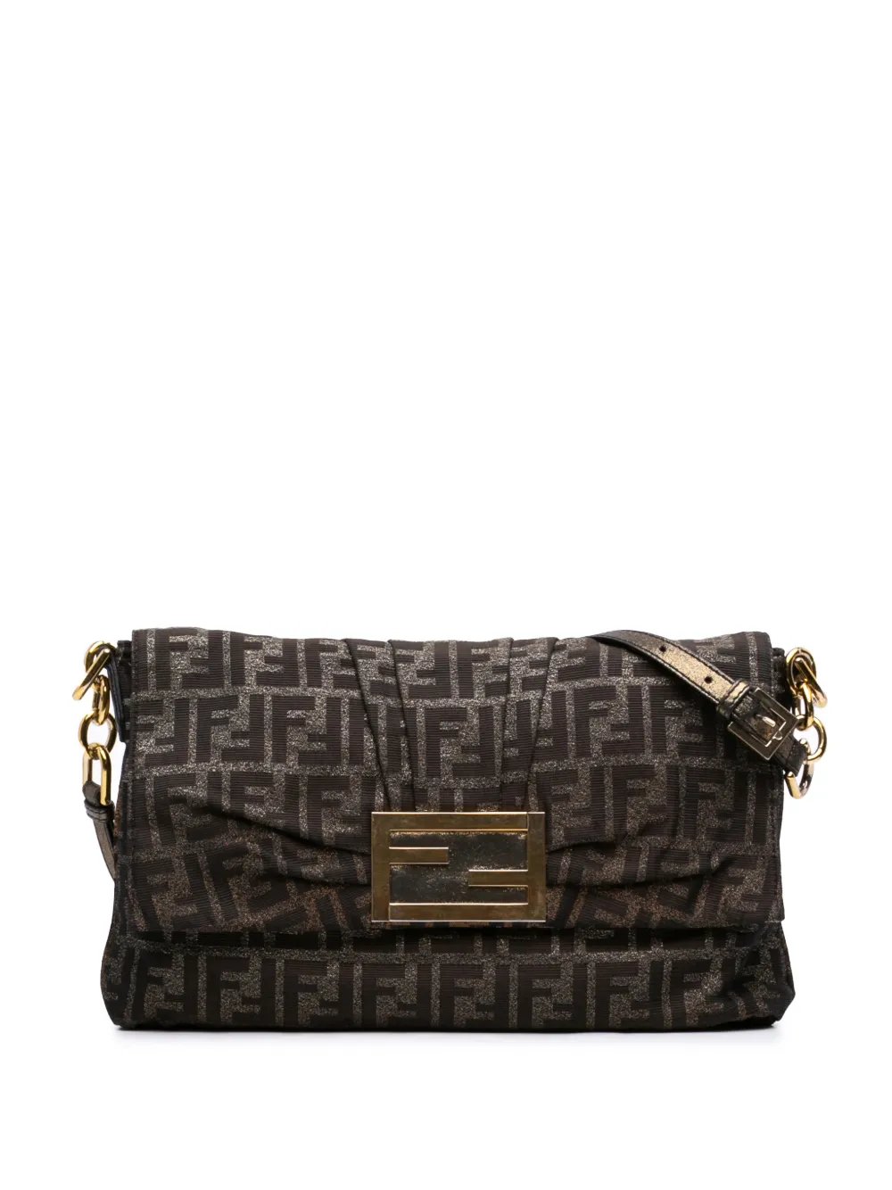 2010-2026 Large Zucca Canvas Glitter Mia Flap shoulder bag