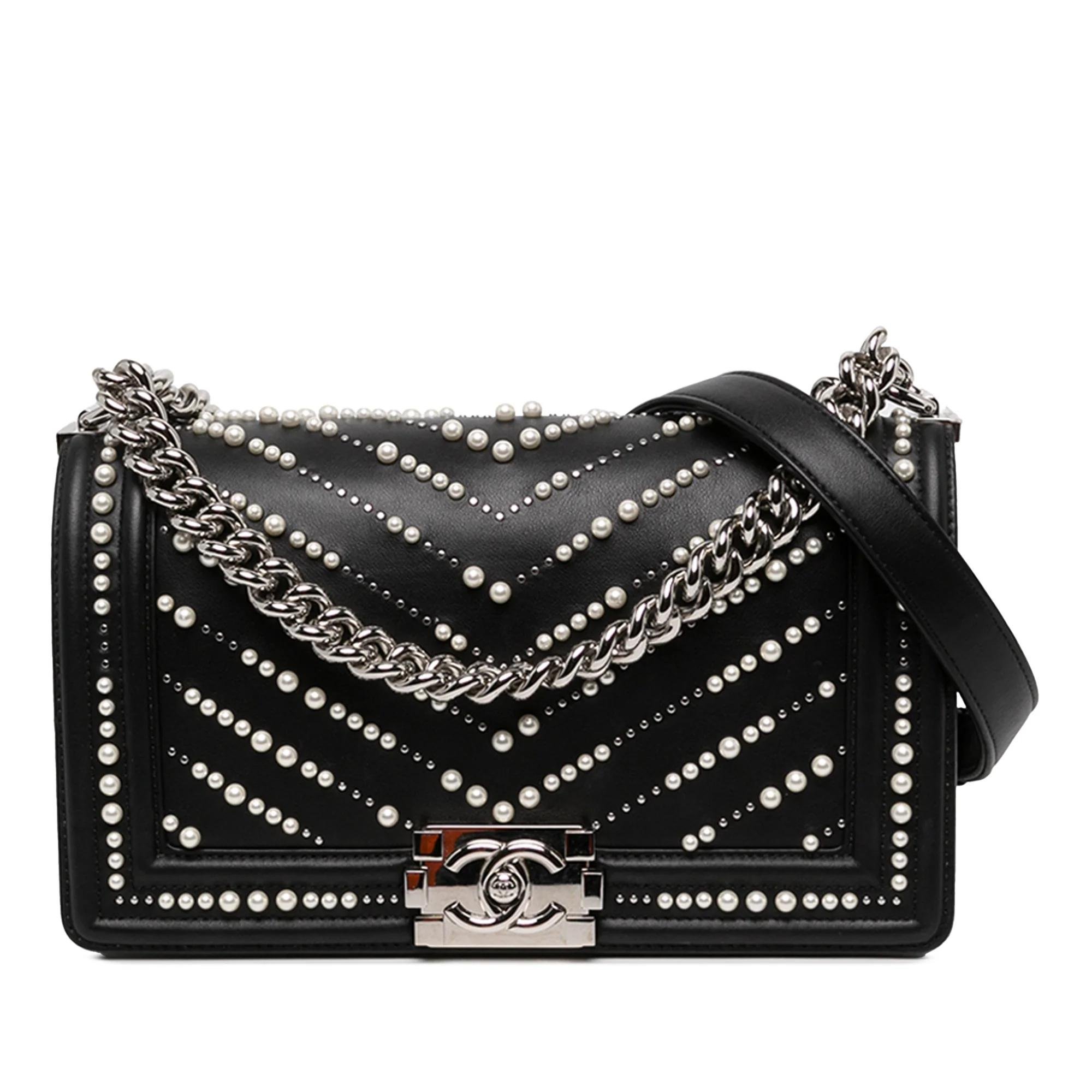 Boy pony-style calfskin handbag
