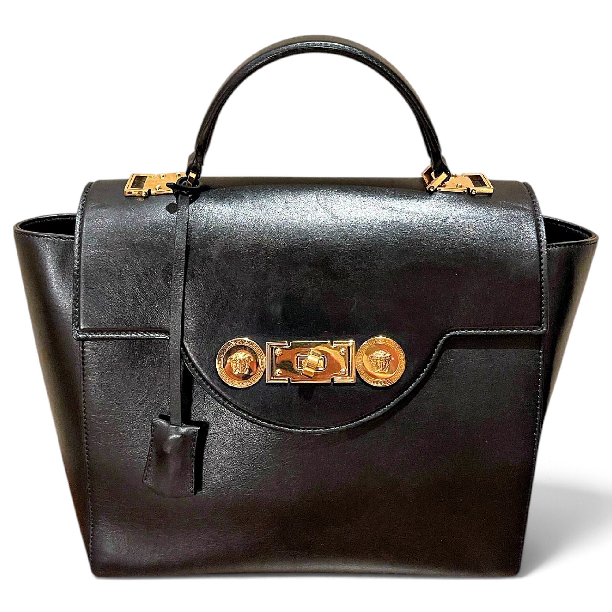 Palazzo Empire leather satchel