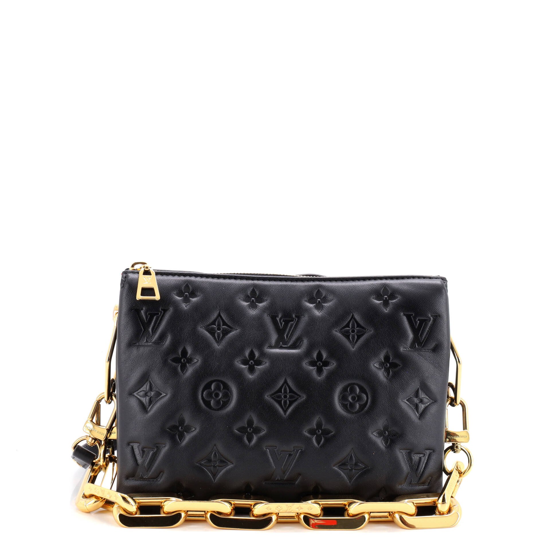 Coussin Bag Monogram Embossed Lambskin BB