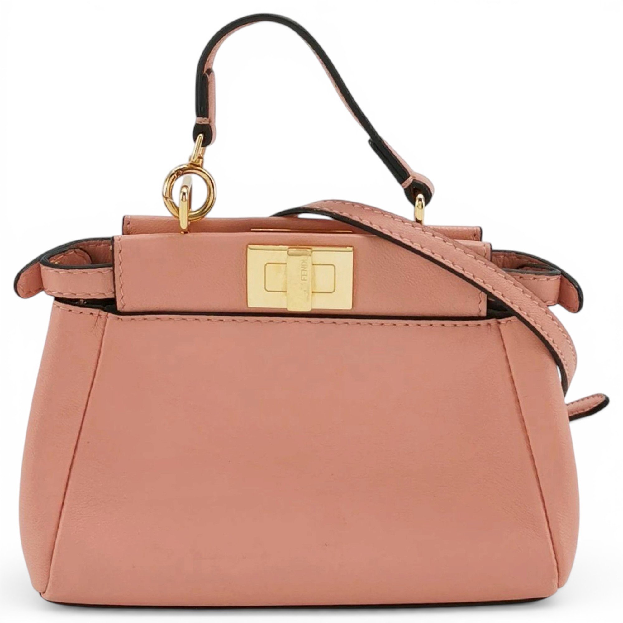 Peekaboo leather handbag