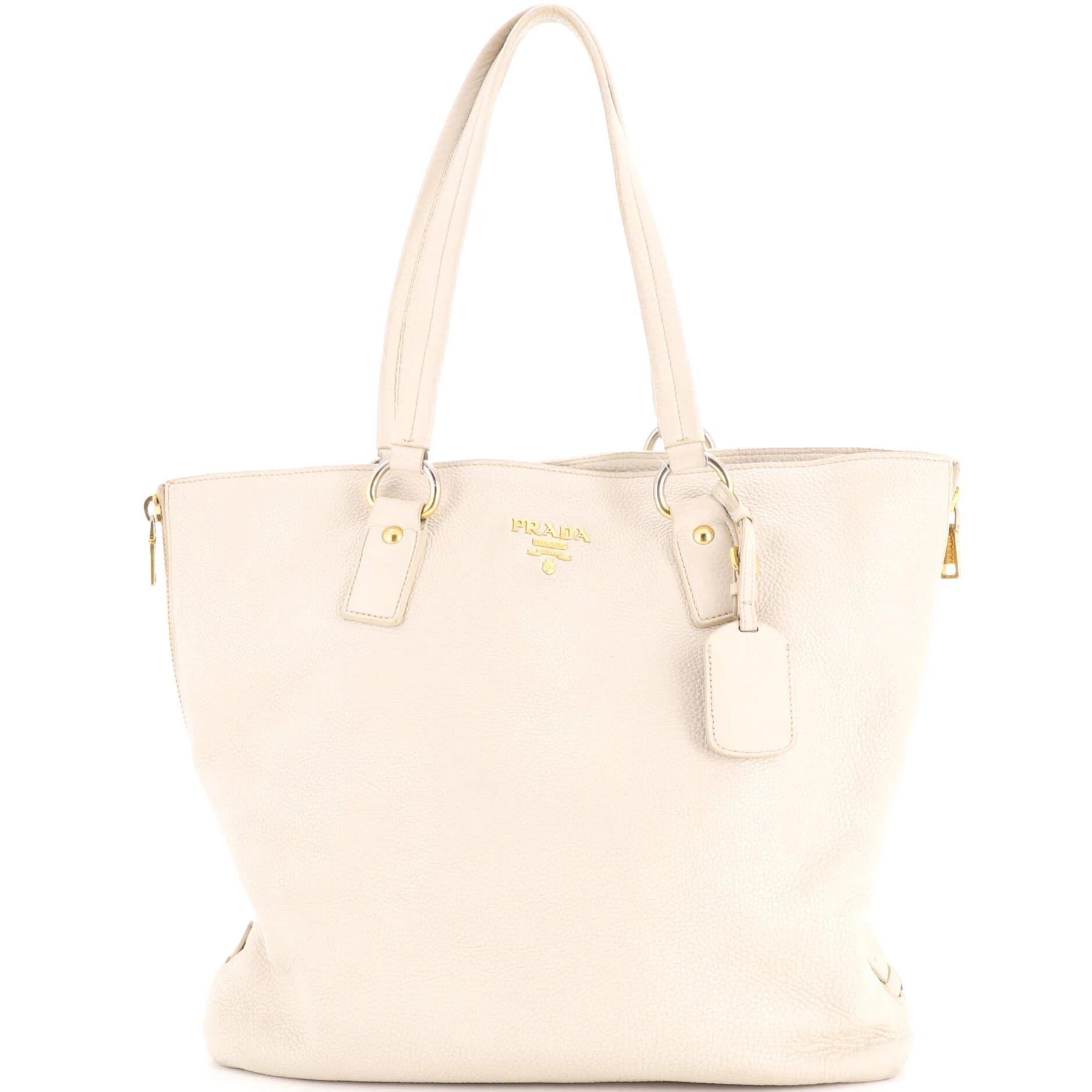 Leather tote