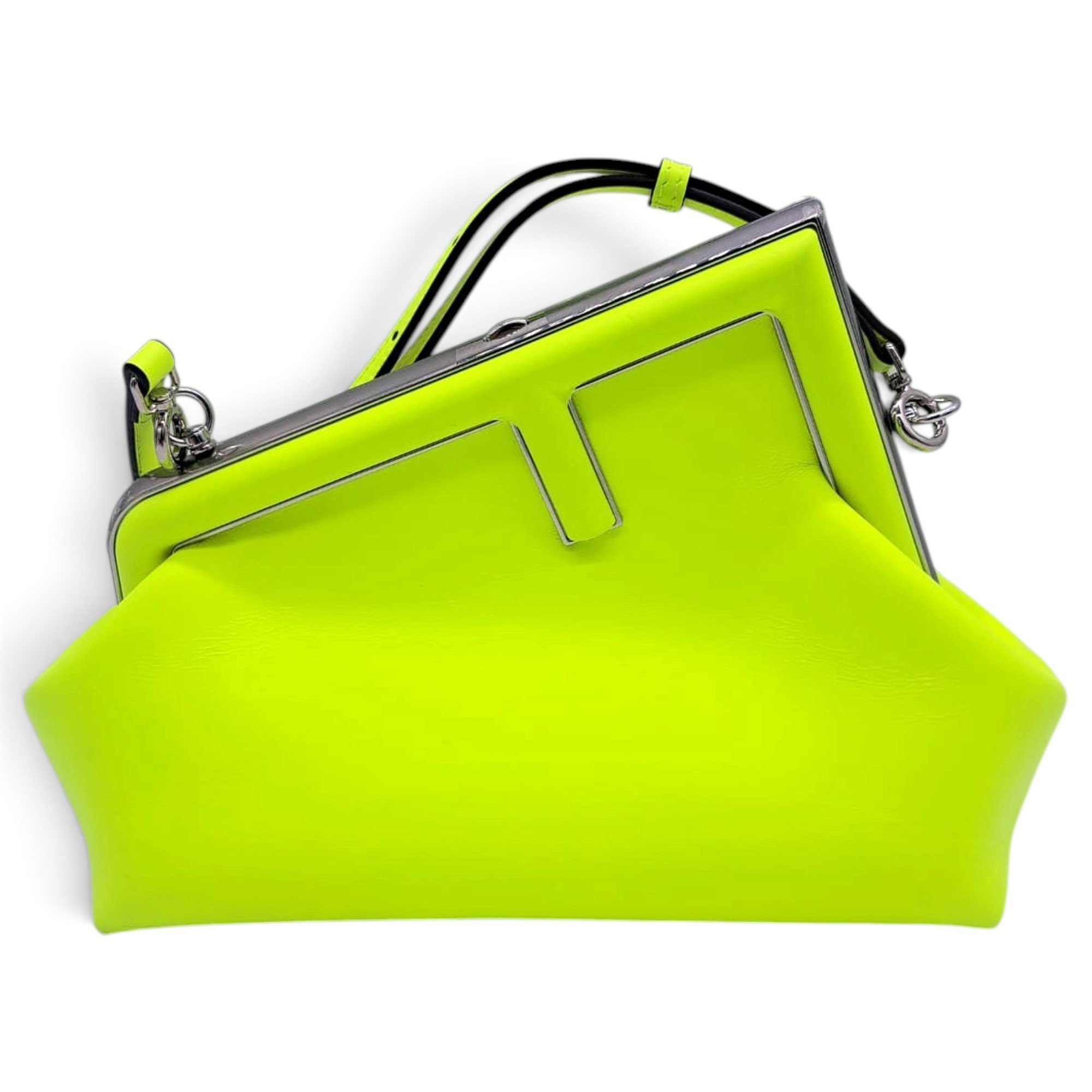 First leather handbag