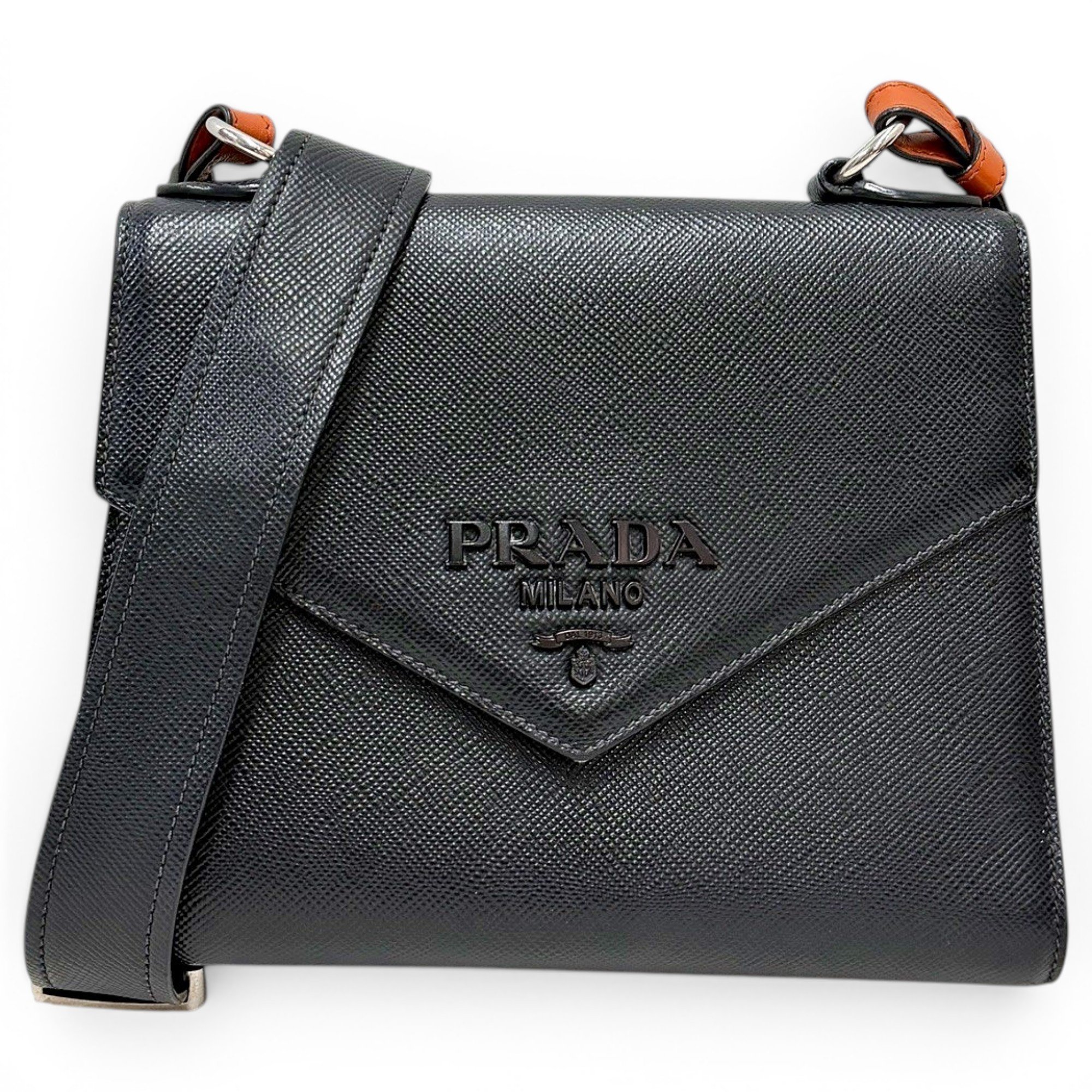 Prada Pocket leather handbag