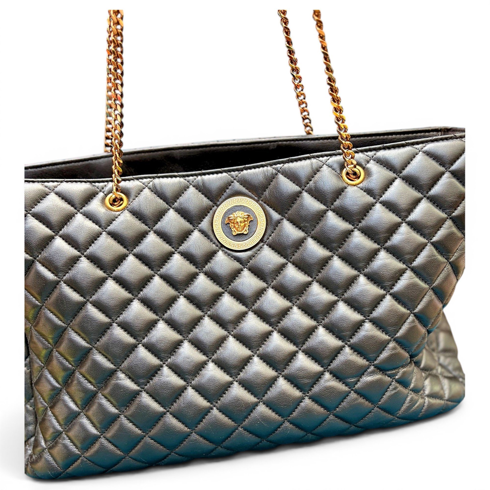 La Medusa leather tote