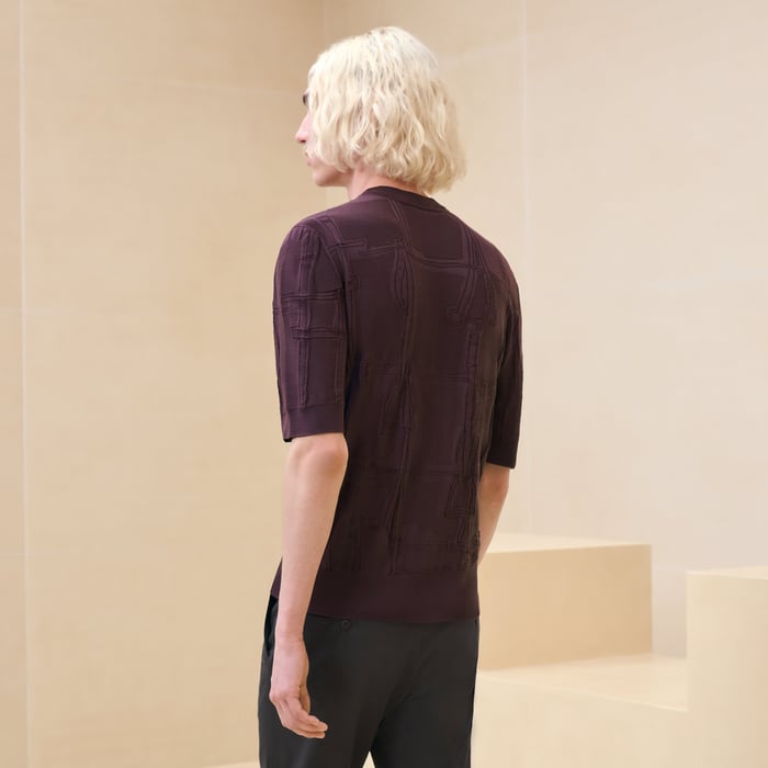 Grenat "Jeu De Points Harnais" Crewneck Sweater