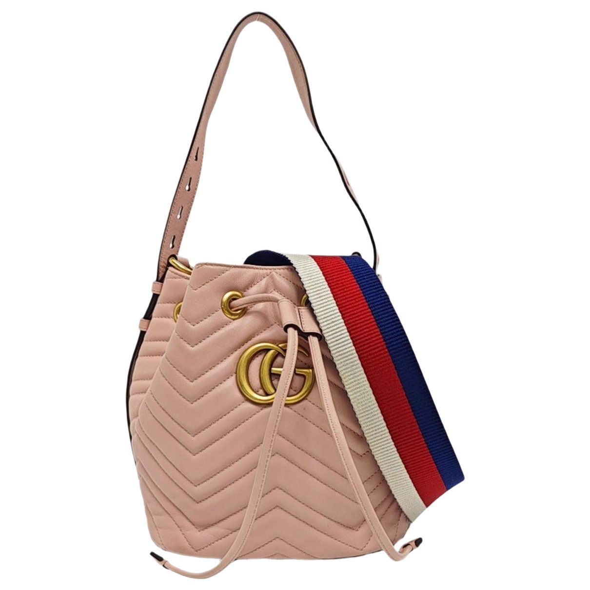 GG Marmont Bucket leather handbag
