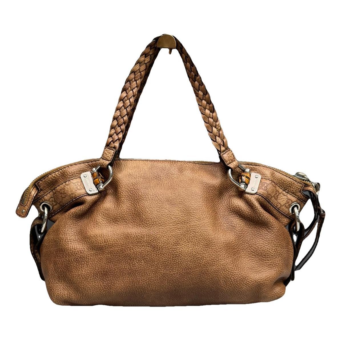 Vintage Bamboo leather handbag