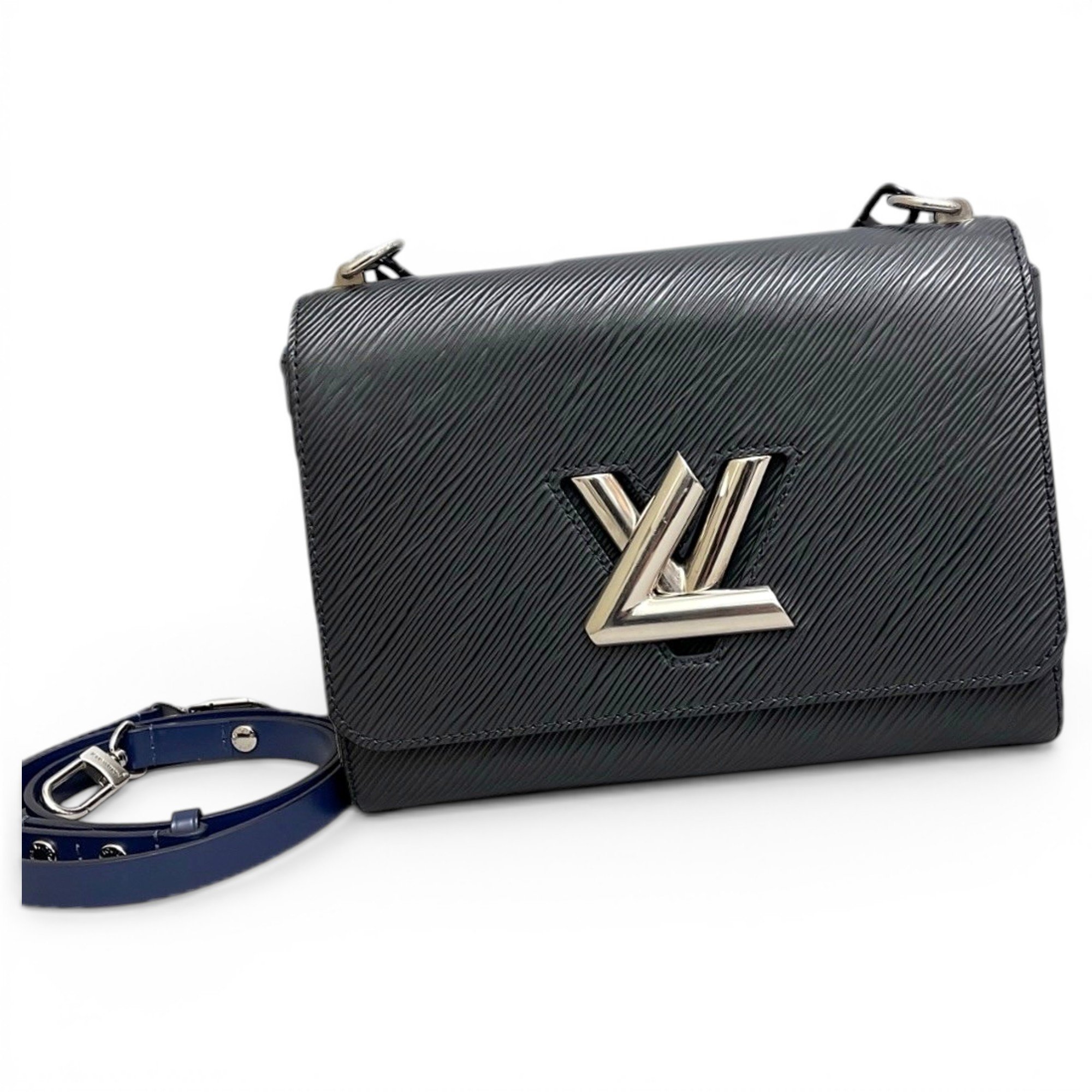 Twist leather handbag