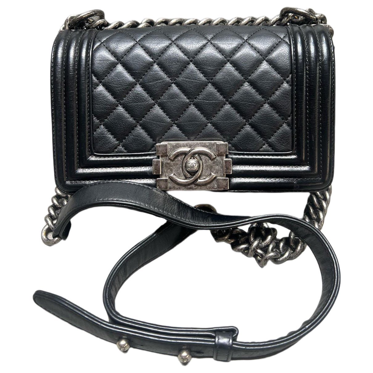 Boy leather crossbody bag