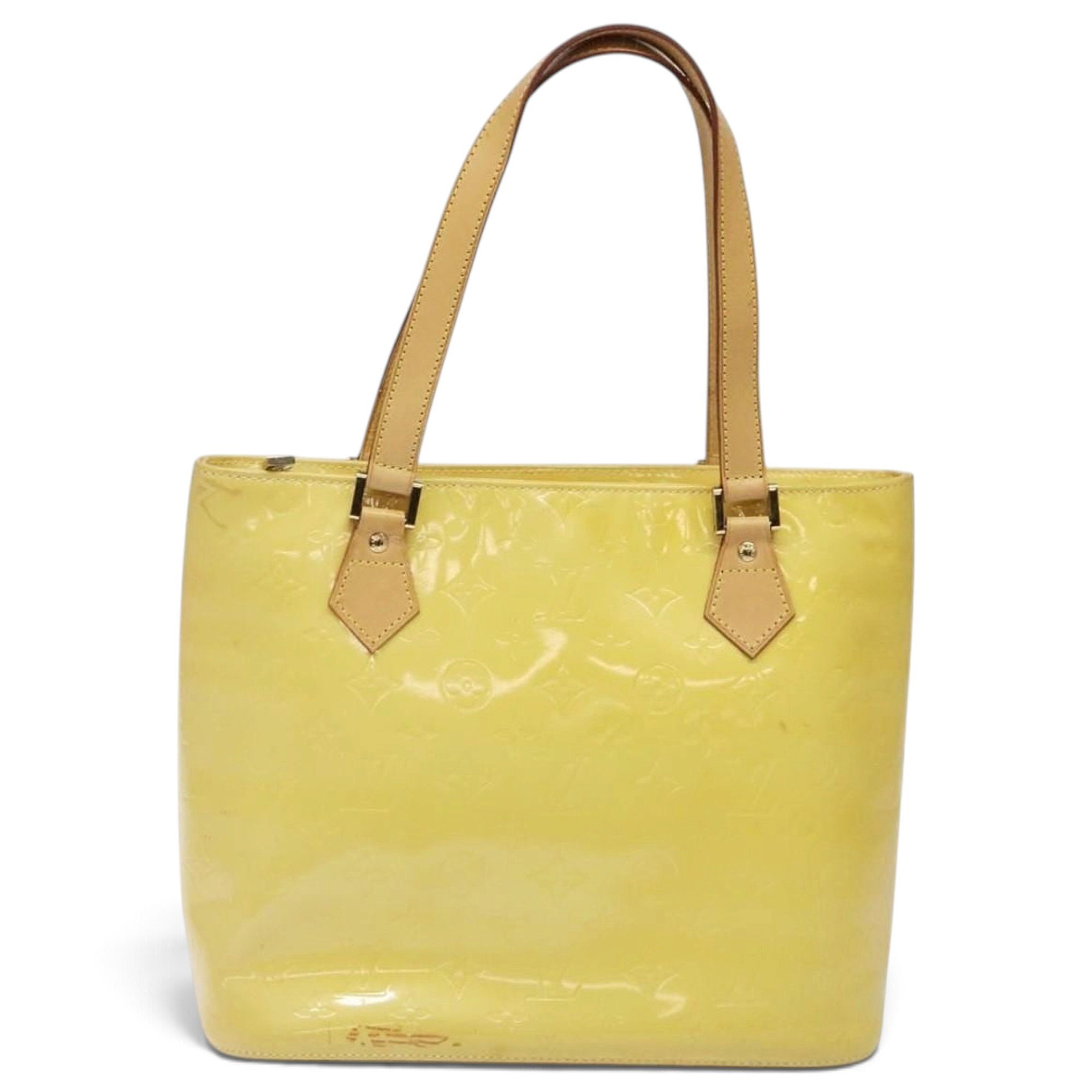 Houston patent leather handbag