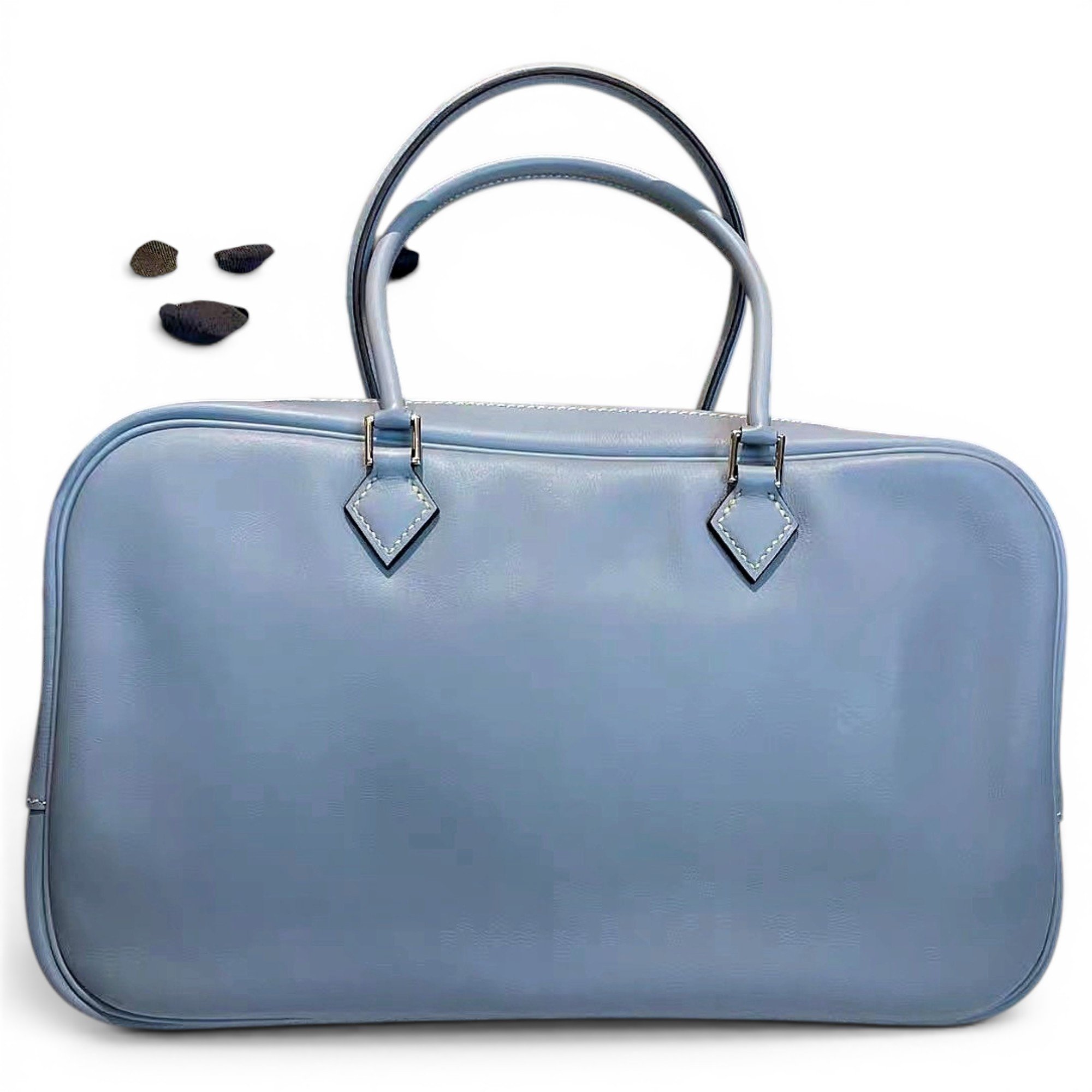 Plume leather handbag