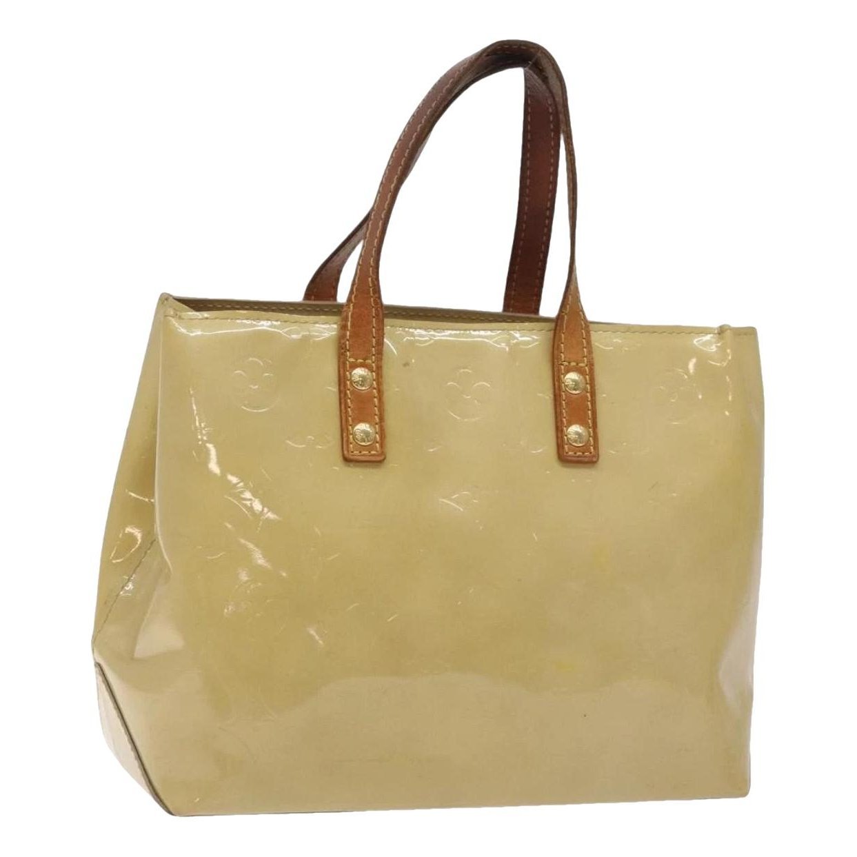 Patent leather handbag