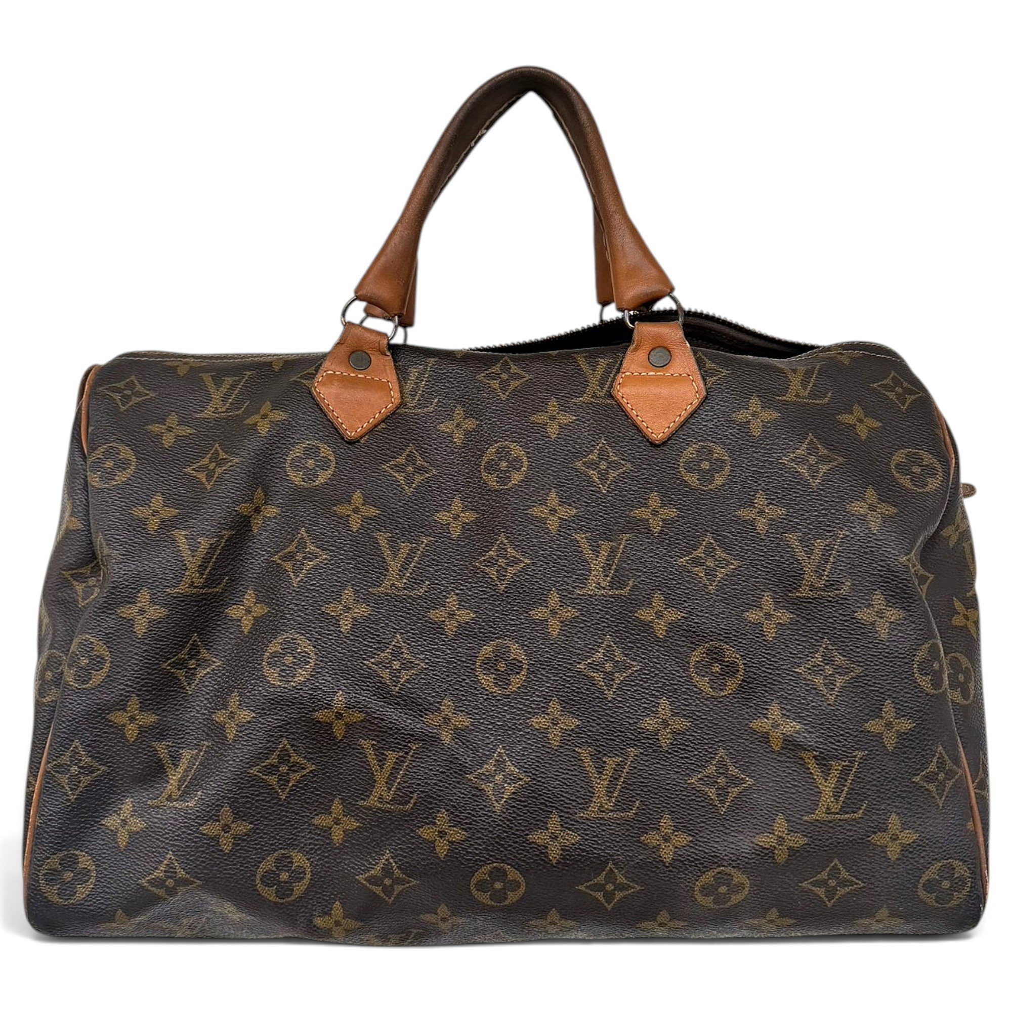 Speedy leather handbag