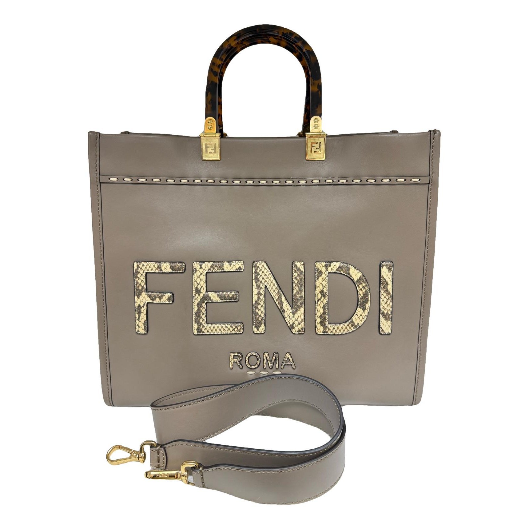 Sunshine leather tote