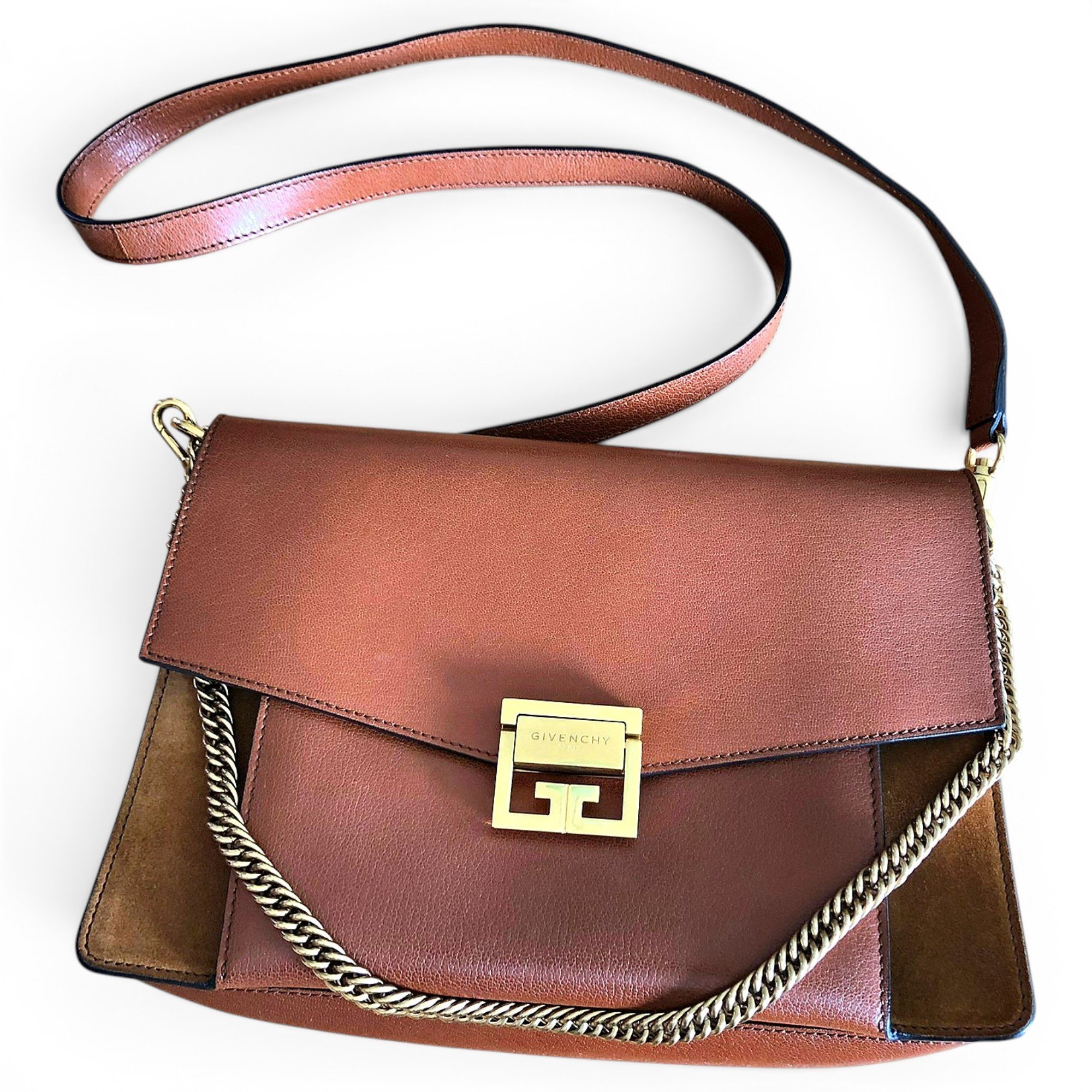 GV3 leather crossbody bag