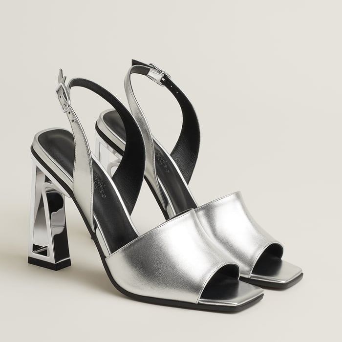 Gris Argenté Kristal 105 Sandal