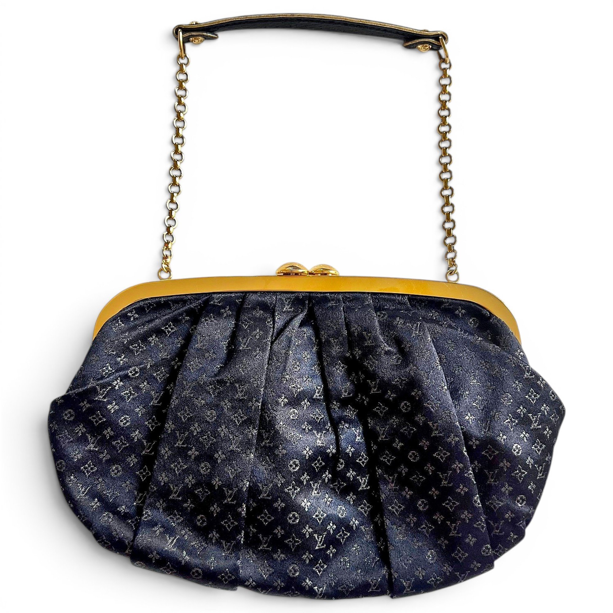 Silk clutch bag