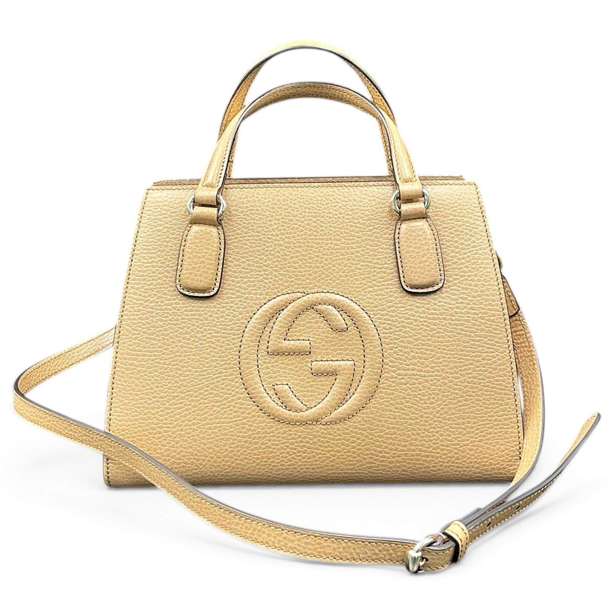 Leather handbag
