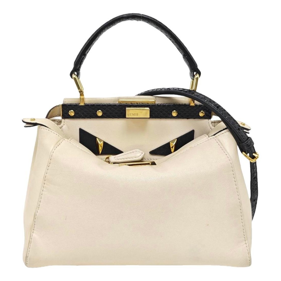 Peekaboo leather handbag