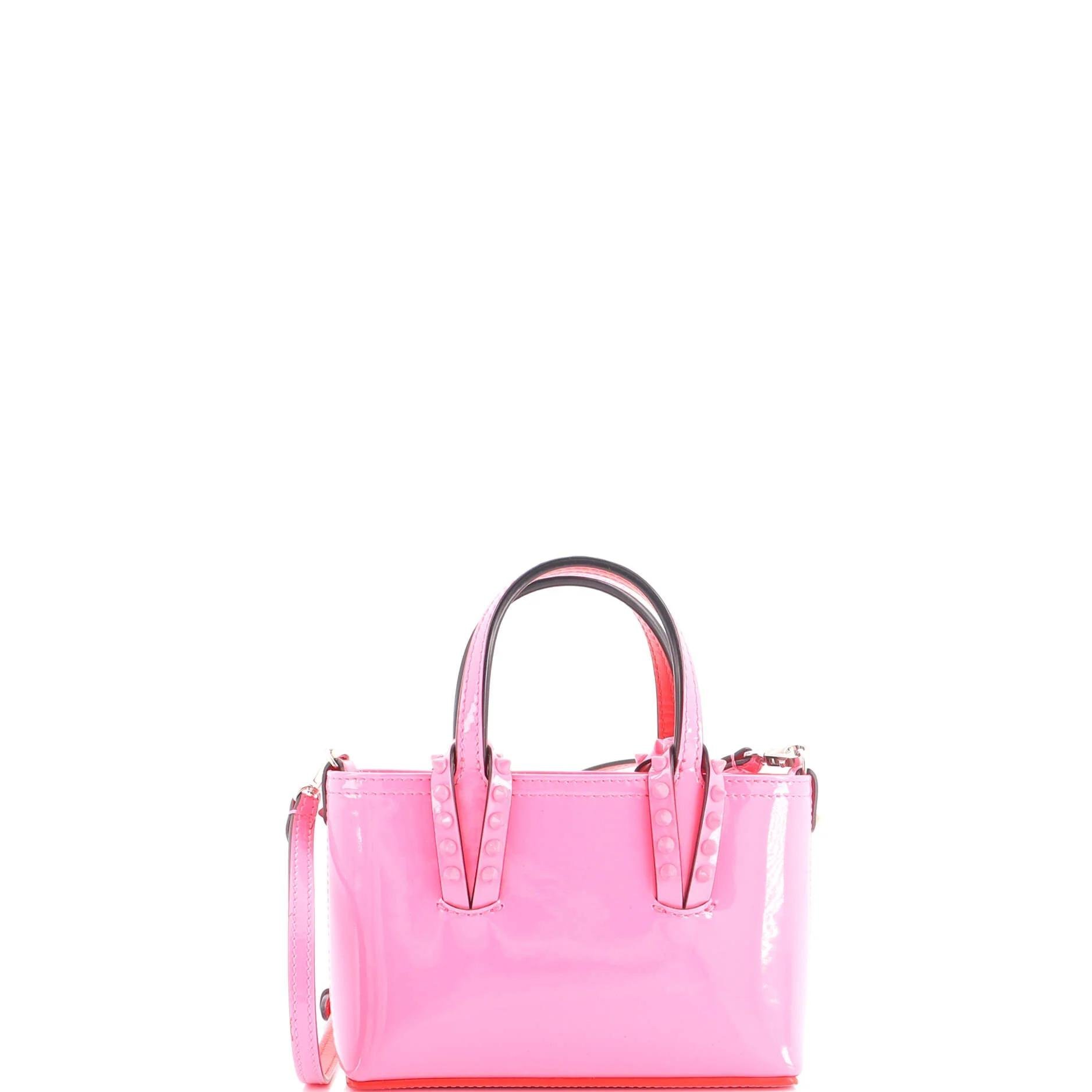 Patent leather handbag