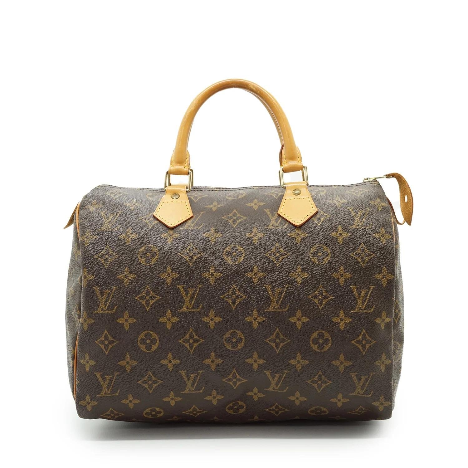 Speedy leather handbag