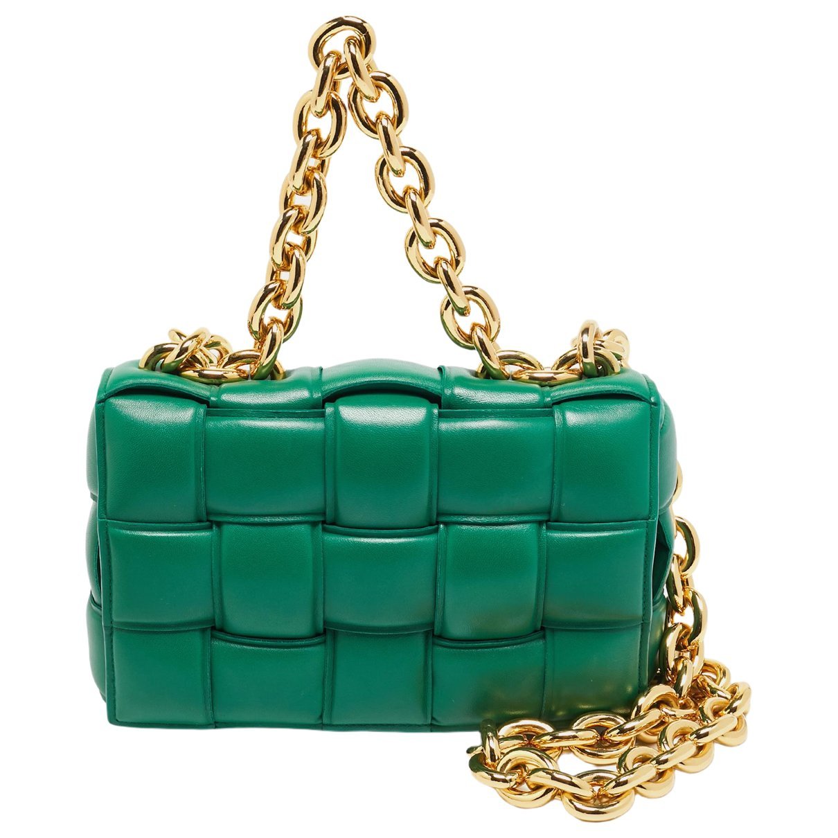 Cassette Padded leather handbag
