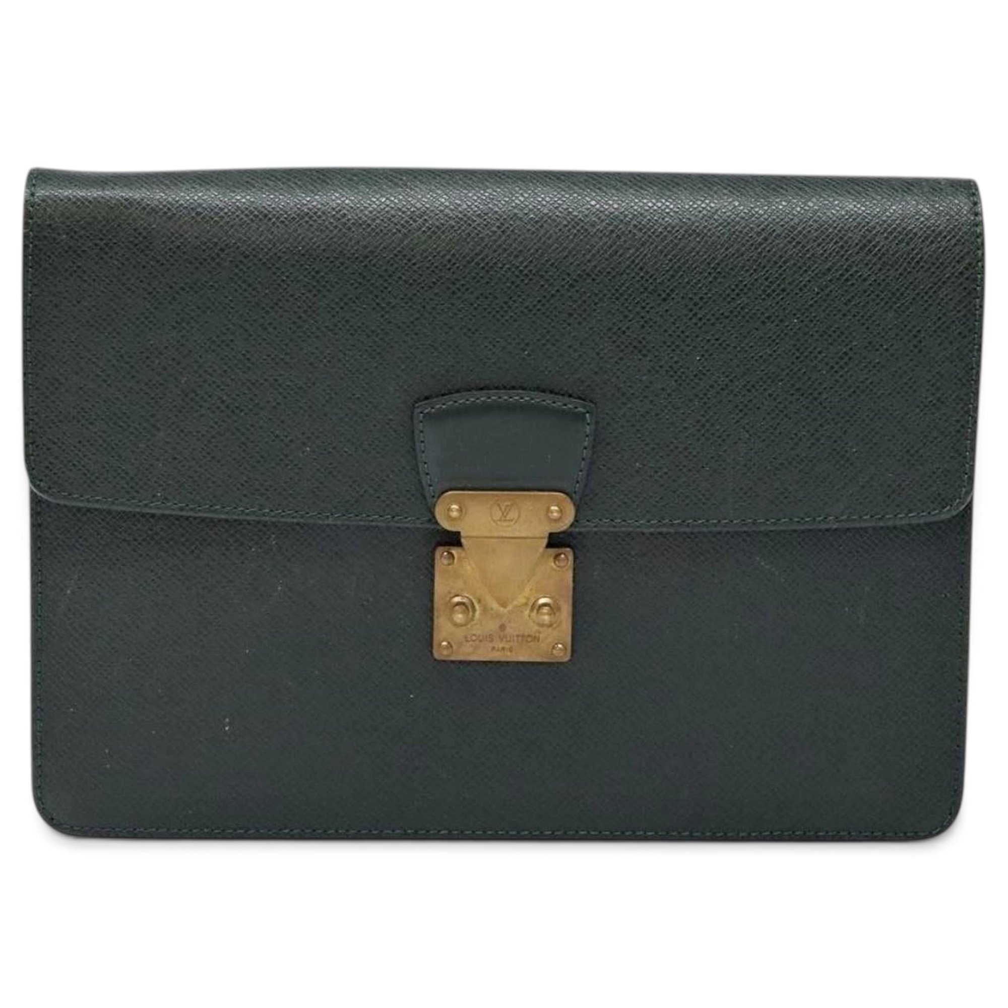 Kourad leather clutch bag