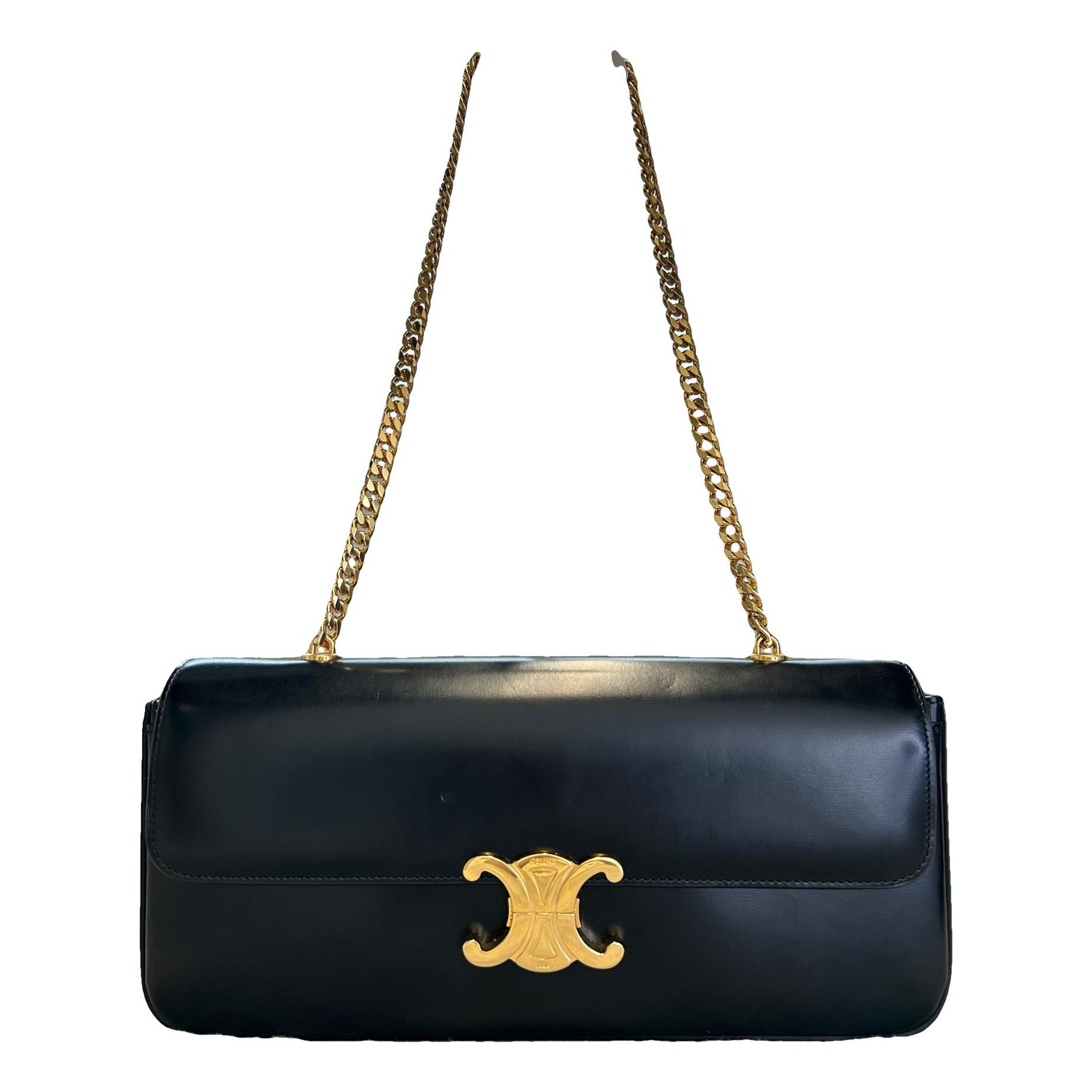 Triomphe leather handbag