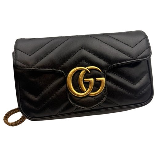 GG Marmont Flap leather mini bag