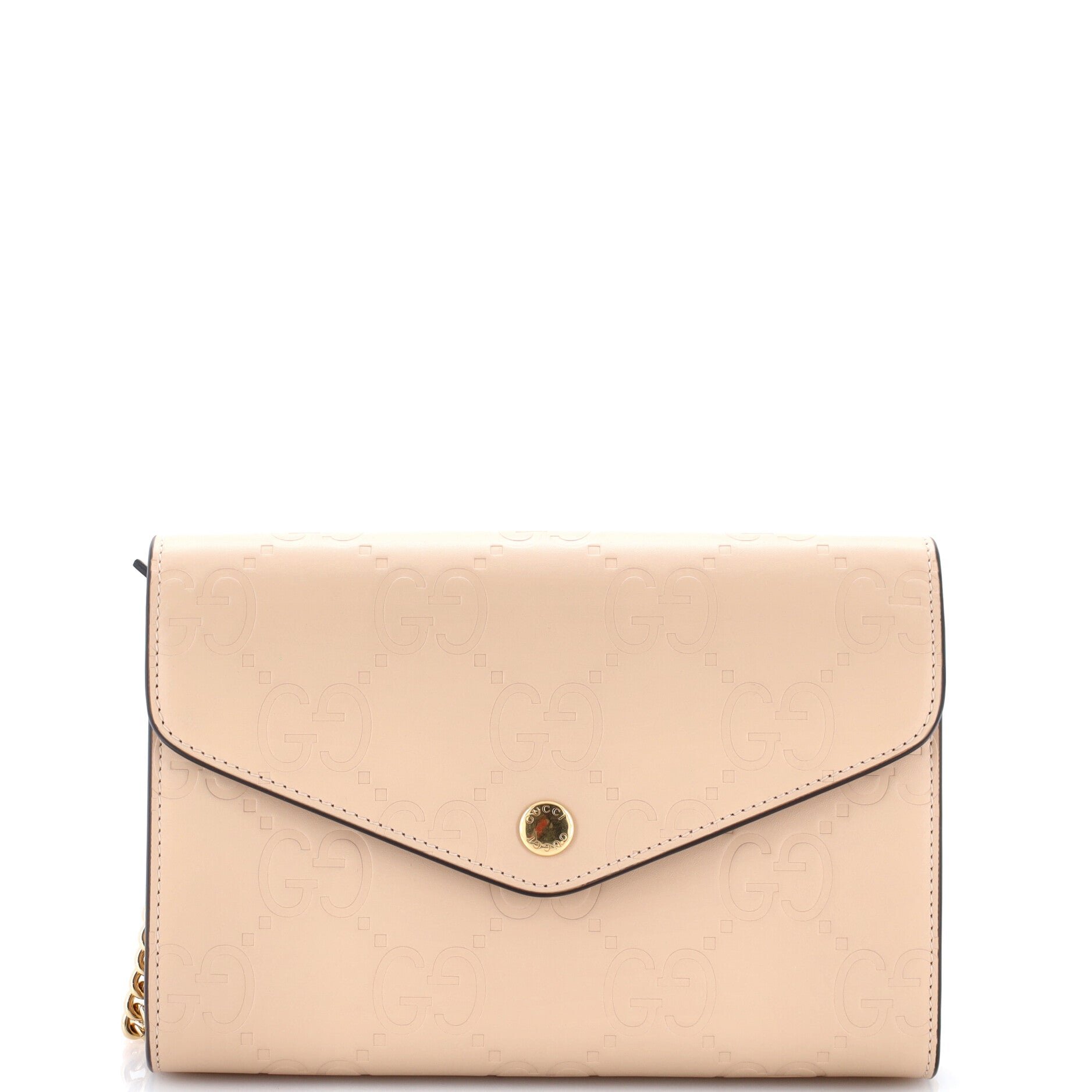 Envelope Wallet on Chain Guccissima Leather
