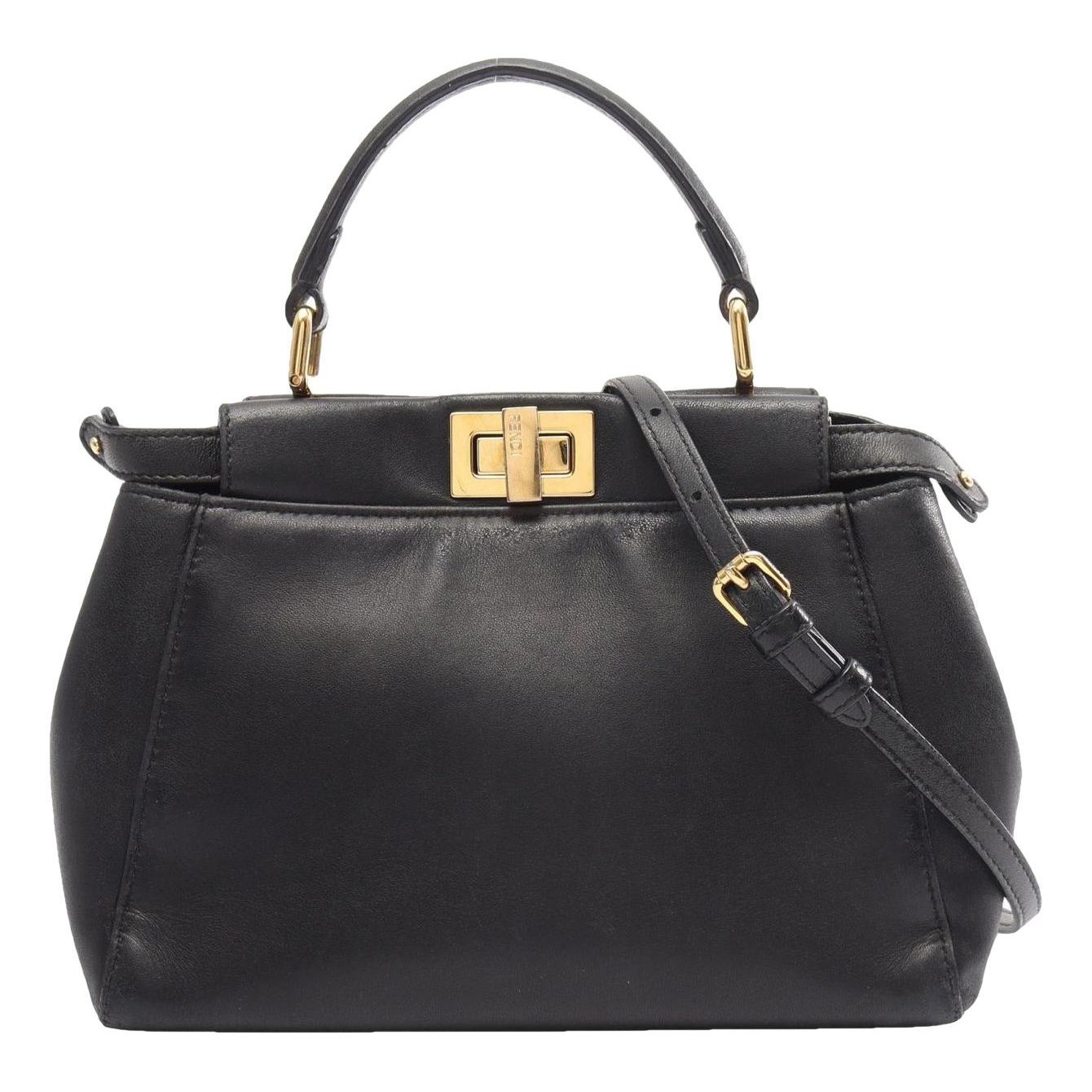 Peekaboo leather handbag