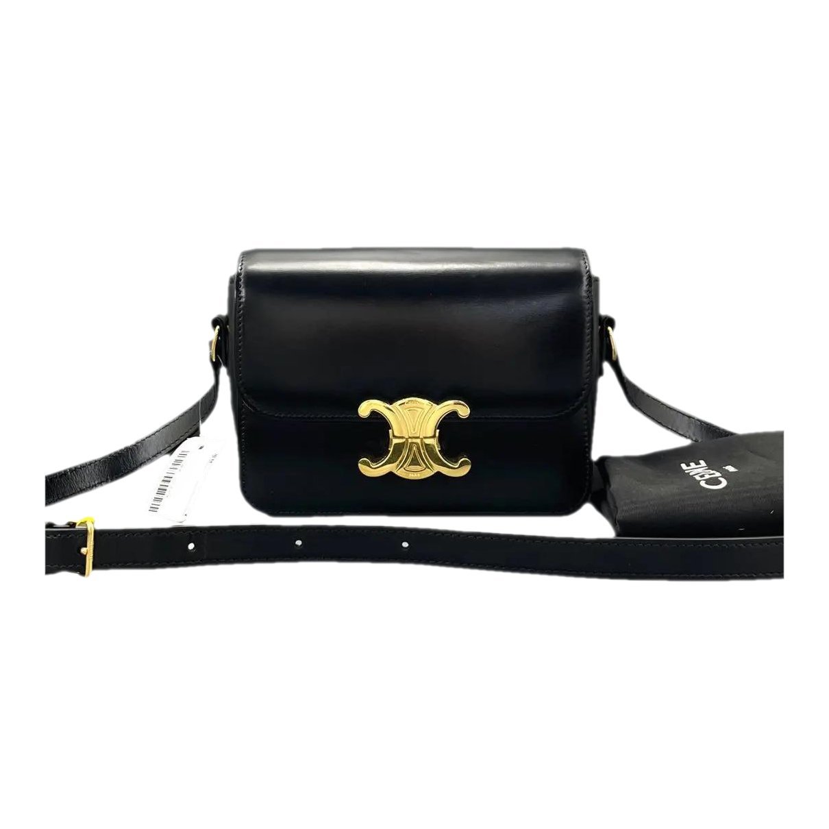 Triomphe leather crossbody bag