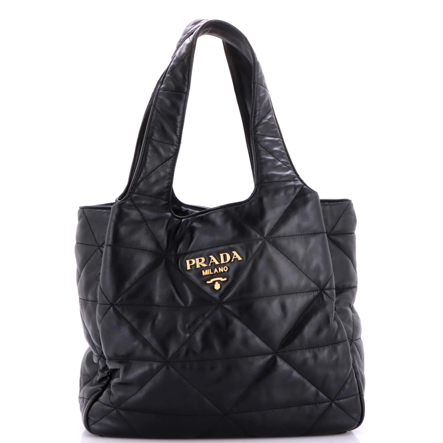 Leather tote