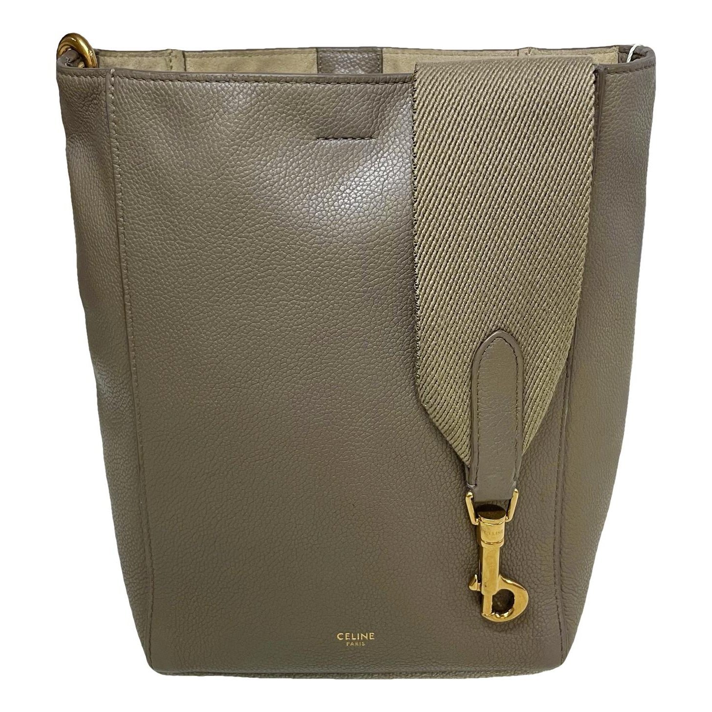 Seau Sangle leather handbag