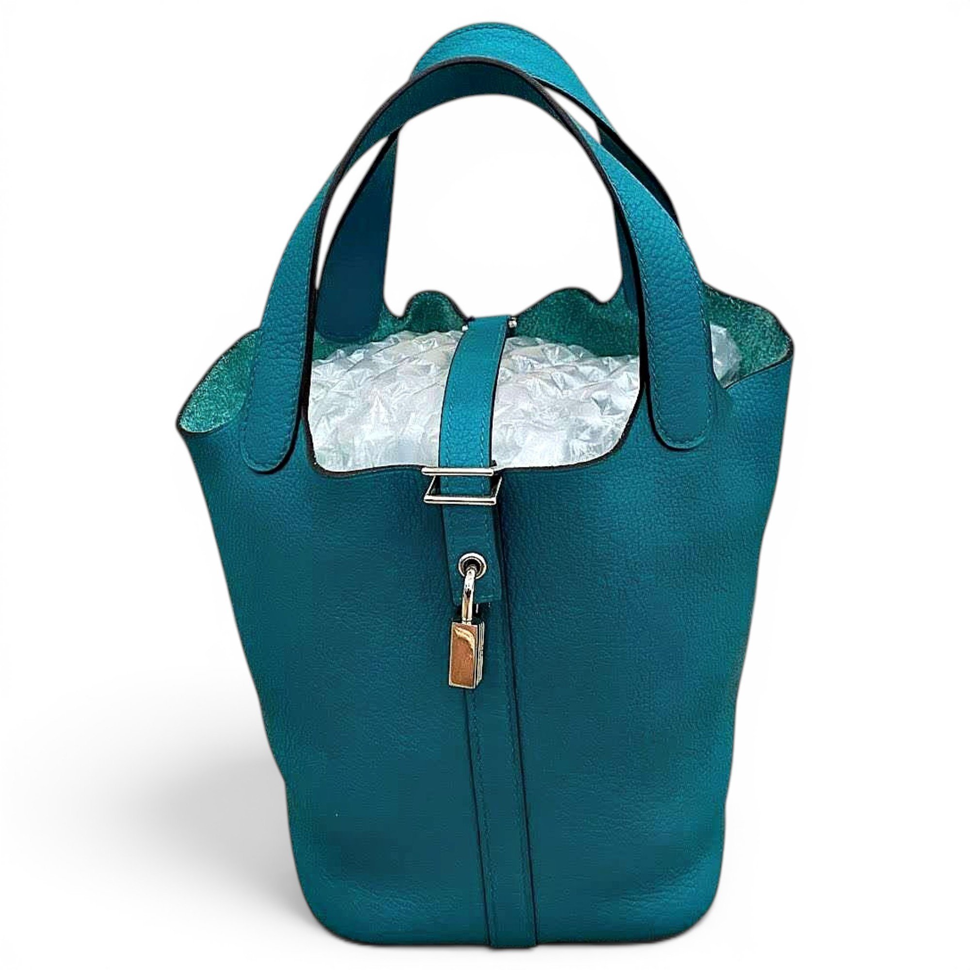 Picotin leather handbag