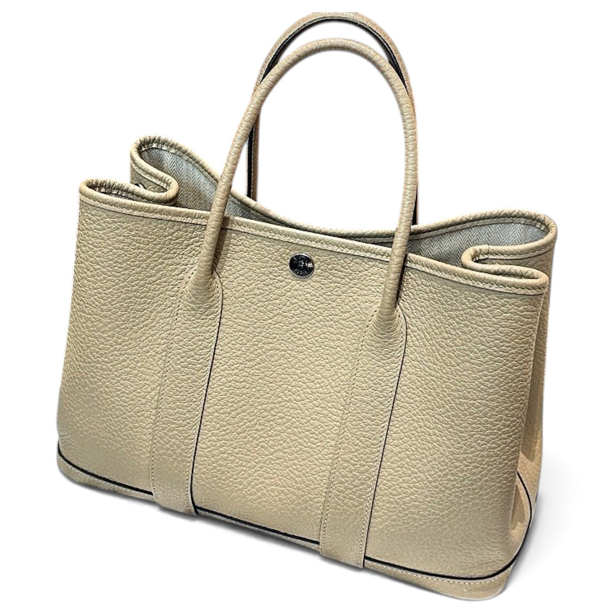 Garden Party leather handbag