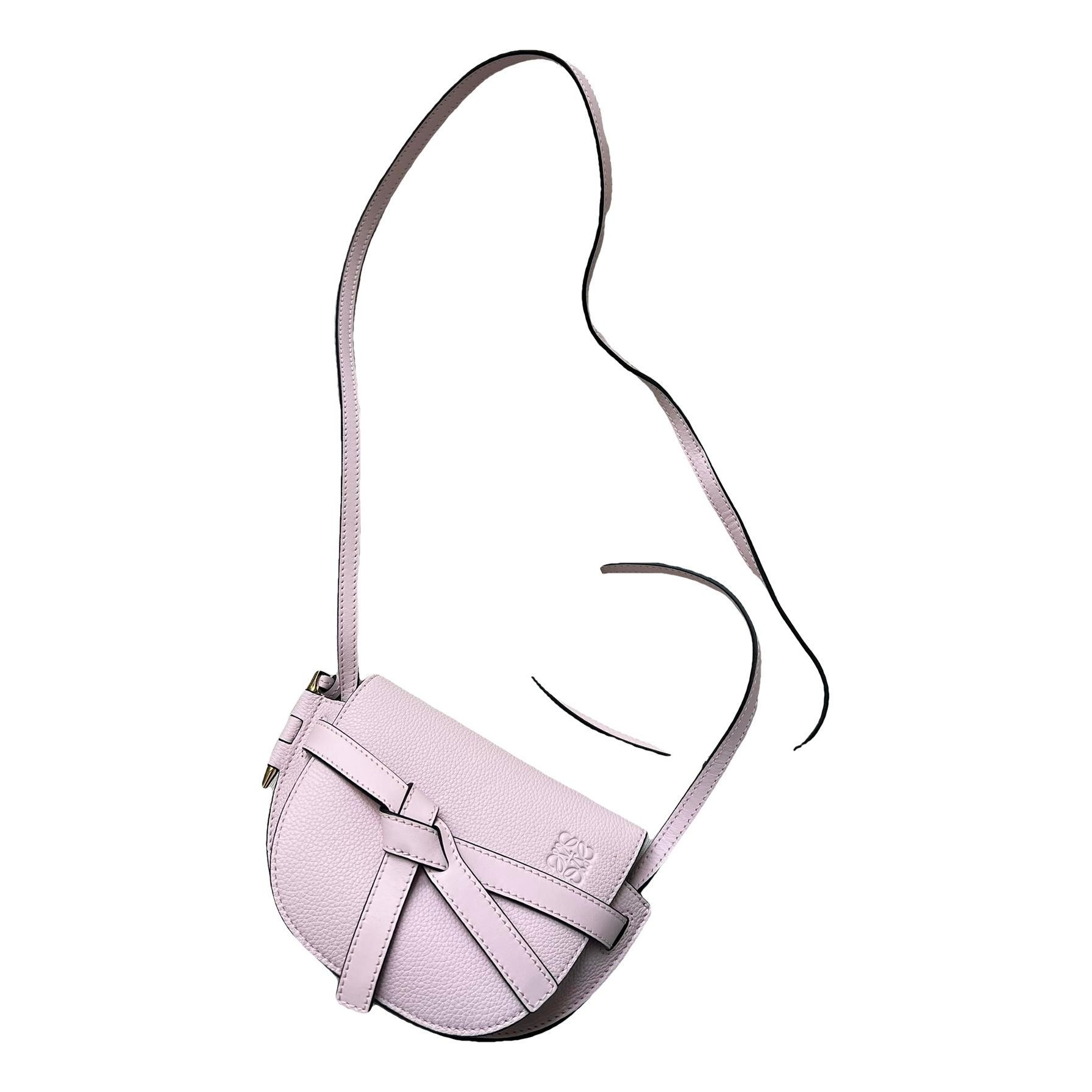 Gate leather crossbody bag