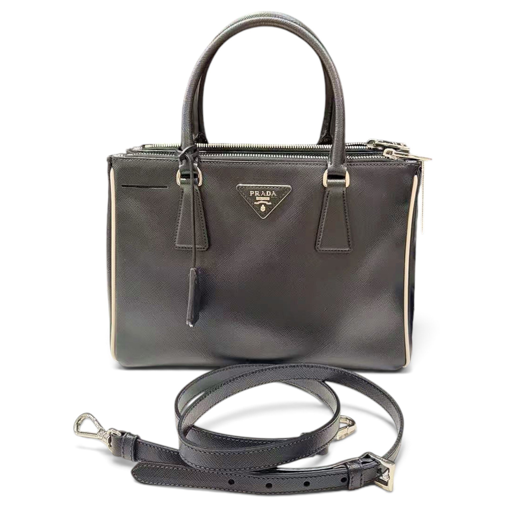 Galleria leather handbag