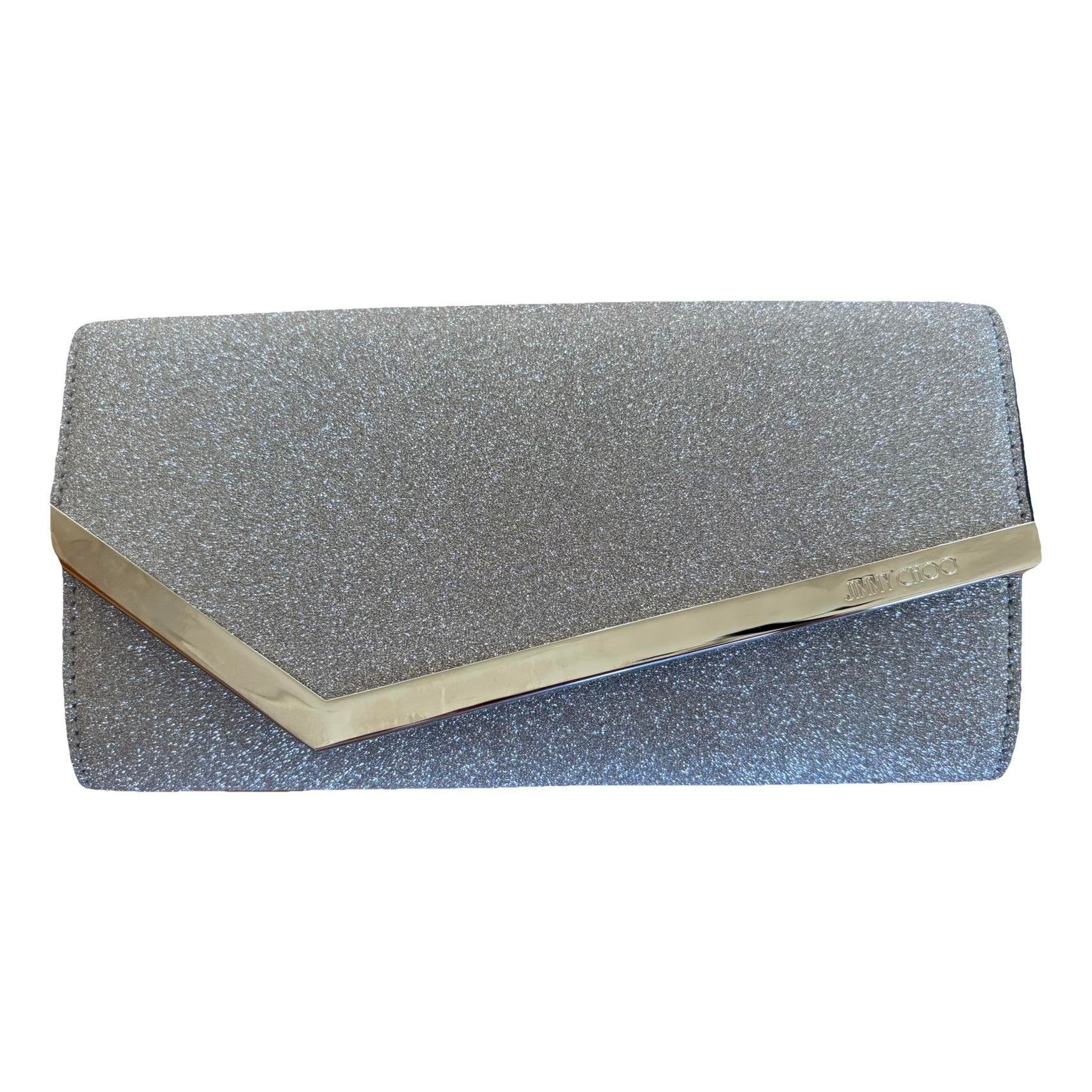 Glitter clutch bag