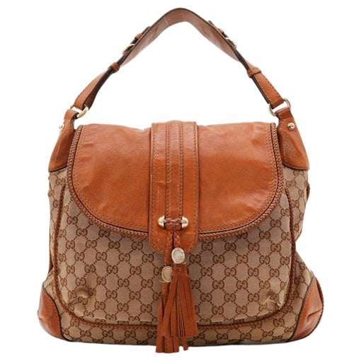 Hobo leather handbag